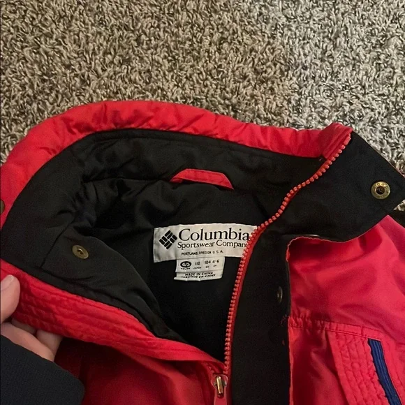 Columbia Boys Jacket - Red and Black - Picture 11 of 14